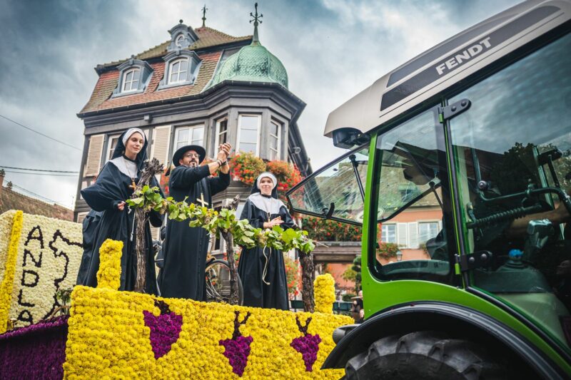 Char pendant le défilé